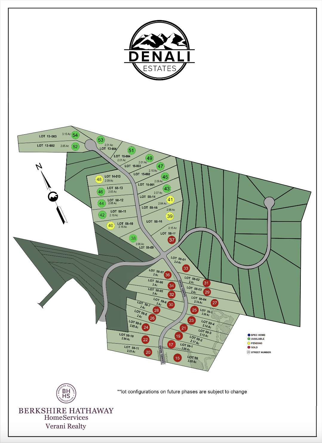 Denali Estates Site Plan